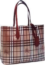 BURBERRY Medium Reversible Tote in Haymarket Check - Image 2