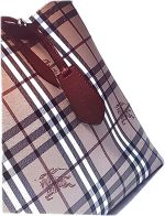 BURBERRY Medium Reversible Tote in Haymarket Check - Image 3