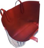 BURBERRY Medium Reversible Tote in Haymarket Check - Image 4