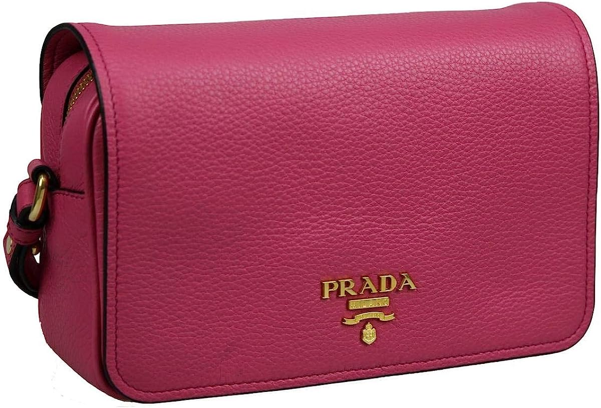 251228015843922_1 Prada Women's 1BD163 Pink Leather Shoulder Bag - Image 1