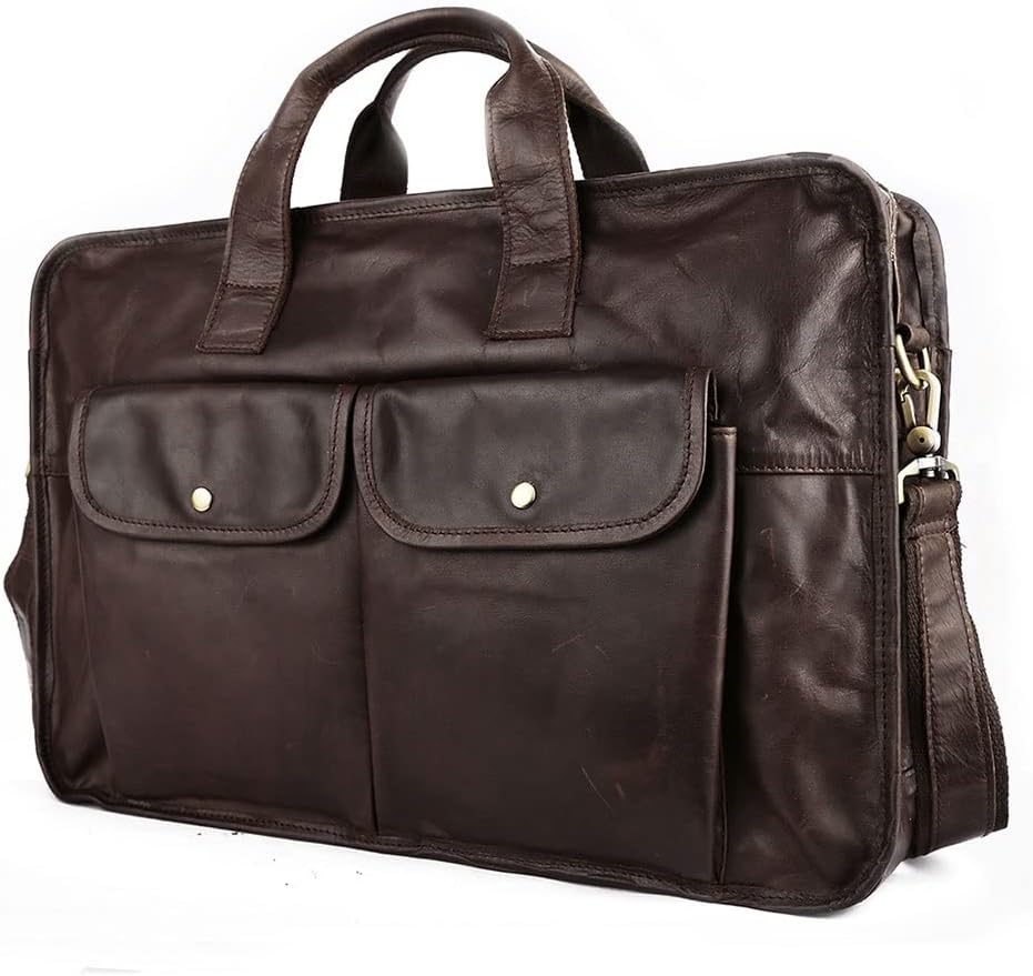 251228015844562_1 DLOETT Men's Large Tote Bag 15.6 Inch Laptop Bag Men's Messenger Bag Men's Business Travel Briefcase Shoulder Bag - Image 1
