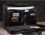 FEER Casual Men's Handbag Briefcase Large Capacity Shoulder Travel Bag for 16" Laptop - Image 7