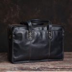 FEER Casual Men's Handbag Briefcase Large Capacity Shoulder Travel Bag for 16" Laptop - Image 8