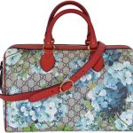 Gucci Women's GG Supreme BLOOMS Convertible Boston Bag