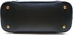 Prada Womens Tessuto Nylon Saffiano Leather Black Handbag 1BB013 - Image 7