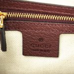 Gucci 645454 9Y9NG 9865 Crossbody Shoulder Bag, Horsebit 1955 GG Canvas Burgundy, burgandy - Image 6