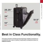 TUMI Alpha 3 Extended Trip 4-Wheeled Garment Bag with TSA Lock - Stores Suits, Coats, Dresses, and Shoes - Black - Image 2