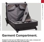 TUMI Alpha 3 Extended Trip 4-Wheeled Garment Bag with TSA Lock - Stores Suits, Coats, Dresses, and Shoes - Black - Image 7