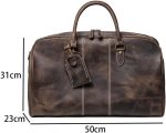 DOUBA Men's Hand Luggage Bag Travel Bag Large Capacity Shoulder Messenger Bag for 14" Laptop - Image 2