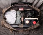 DOUBA Men's Hand Luggage Bag Travel Bag Large Capacity Shoulder Messenger Bag for 14" Laptop - Image 3