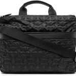 SALVATORE FERRAGAMO Nylon SF Business Bag In Black