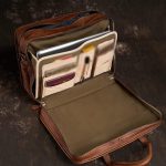 FEER Men's Handbag Briefcase Casual Large Capacity Shoulder Travel Bag for 16" Laptop - Image 3