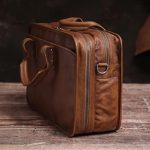 FEER Men's Handbag Briefcase Casual Large Capacity Shoulder Travel Bag for 16" Laptop - Image 7