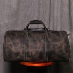 FEER Men's Genuine Leather Travel Bag Vintage Large Capacity Single Shoulder Messenger Hand Luggage Bag for 15 Inch Laptop - Image 3