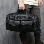FEER Men's Hand Luggage Bag Travel Bag Genuine Leather Large Capacity Single Shoulder Messenger for 14 Inch Laptop - Image 5