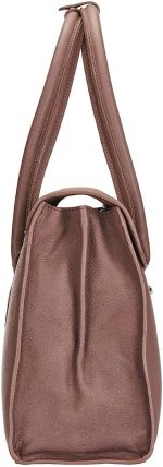 Maxwell Scott | Womens Luxury Quality Leather 15" Large Laptop Briefcase | The Fabia Taupe | Ladies Business Travel Bag - Image 4