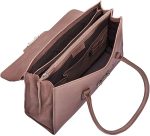 Maxwell Scott | Womens Luxury Quality Leather 15" Large Laptop Briefcase | The Fabia Taupe | Ladies Business Travel Bag - Image 6