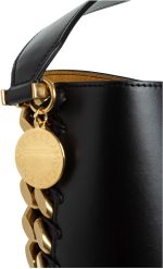 Stella McCartney Frayme Alt Leather Tote Bag Black One Size - Image 4