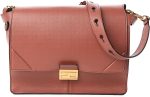 Fendi Kan U Rust Brown Calfskin Leather Large Shoulder Bag 8BT314