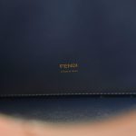 Fendi Kan U Rust Brown Calfskin Leather Large Shoulder Bag 8BT314 - Image 8