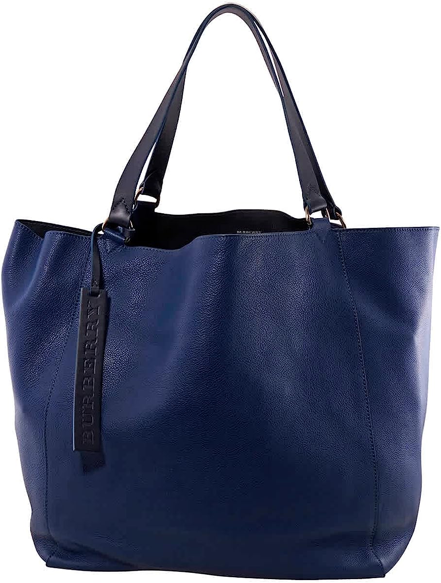 260106101935803_1 Burberry Bright Ultramarine Billings Leather Tote - Image 1