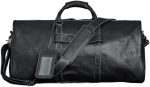 FEER Hand Luggage Bag Travel Bag Geunine Leather Large Capacity Single Shoulder Messenger for 15 Inch Laptop (Color : A, Size : One Size)