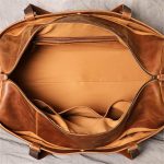 Walnut Men Leather Travel Bags Carry on Luggage Bag Men Duffel Bags Handbag Casual Traveling (Color : A, Size : One Size) - Image 7