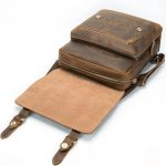 SDFGH Men's Backpack European and American Retro Men's Bag Large Capacity 14 Inch Laptop Travel Backpack (Color : A, Size : 35 * 27 * 8cm) - Image 5