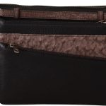Black Exotic Leather Shoulder Sling Alta Sartoria Bag