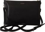 Black Exotic Leather Shoulder Sling Alta Sartoria Bag - Image 3