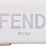FENDI Roma Ghiaia Smooth Calf Leather Chain Wallet 8BS006