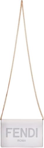 FENDI Roma Ghiaia Smooth Calf Leather Chain Wallet 8BS006 - Image 4