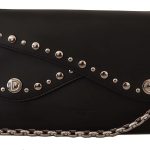Dolce & Gabbana Black Leather Shoulder Saddle Cross Body Bag