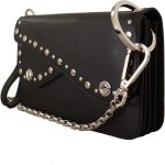 Dolce & Gabbana Black Leather Shoulder Saddle Cross Body Bag - Image 3