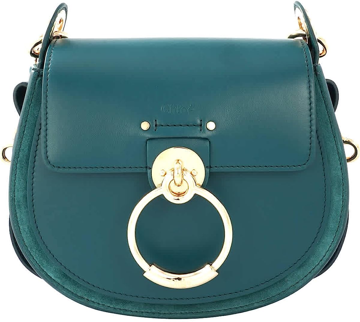 260106101936134_1 Chloe Small Tess Bag in Green - Image 1