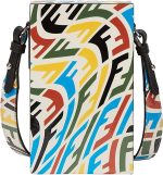 FENDI Vertigo Vertical Box Multicolor Leather Shoulder Bag 7VA519 - Image 2