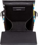 FENDI Vertigo Vertical Box Multicolor Leather Shoulder Bag 7VA519 - Image 4