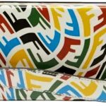 FENDI Vertigo Horizontal Box Multicolor Leather Shoulder Bag 7VA520