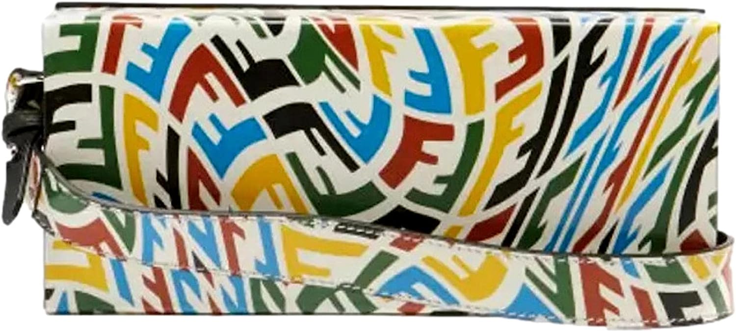 260106101936181_1 FENDI Vertigo Horizontal Box Multicolor Leather Shoulder Bag 7VA520 - Image 1