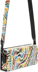 FENDI Vertigo Horizontal Box Multicolor Leather Shoulder Bag 7VA520 - Image 2