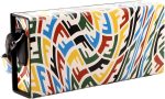 FENDI Vertigo Horizontal Box Multicolor Leather Shoulder Bag 7VA520 - Image 5