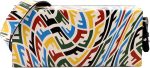 FENDI Vertigo Horizontal Box Multicolor Leather Shoulder Bag 7VA520 - Image 6