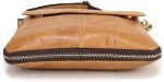 ZLXDP Leather Men's Bag Retro Cowhide Men's Crossbody Bag Vertical Clamshell for Men Shoulder Bag - Image 3
