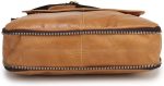 ZLXDP Leather Men's Bag Retro Cowhide Men's Crossbody Bag Vertical Clamshell for Men Shoulder Bag - Image 4