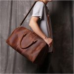DLOETT Men's Hand Luggage Bag Travel Bag Large Capacity Shoulder Crossbody 14" Laptop
