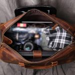 DLOETT Men's Hand Luggage Bag Travel Bag Large Capacity Shoulder Crossbody 14" Laptop - Image 4