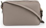 Prada Women's Gray Vitello Phenix Leather Crossbody 1BH079 - Image 3