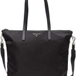 Prada Women's Black Nylon Shopping Tote 1BG189