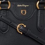 Salvatore Ferragamo 21038800010010 Women's Tote Bag, NERO - Image 4
