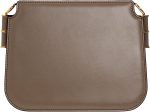 FENDI Touch Taupe Leather Shoulder Bag 8BT350 - Image 4